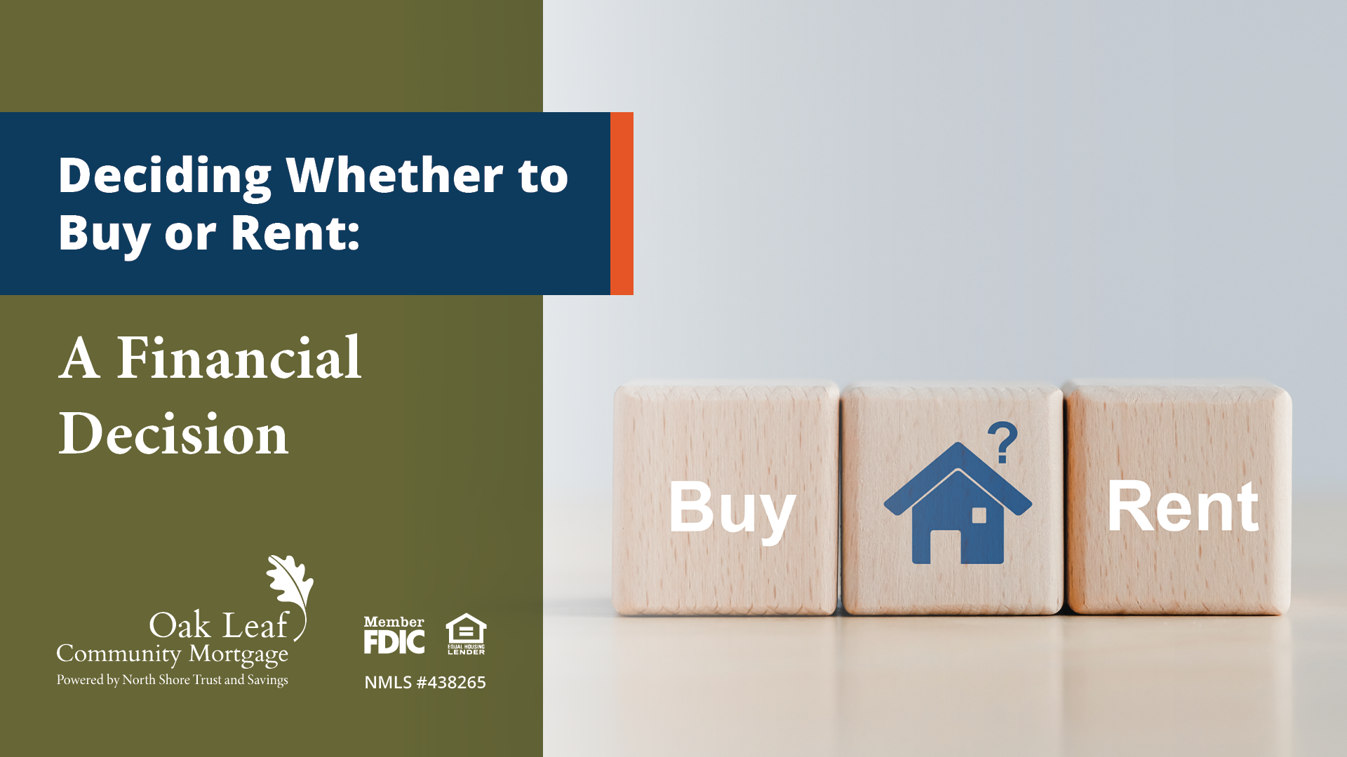 Deciding Whether to Buy or Rent: A Financial Decision