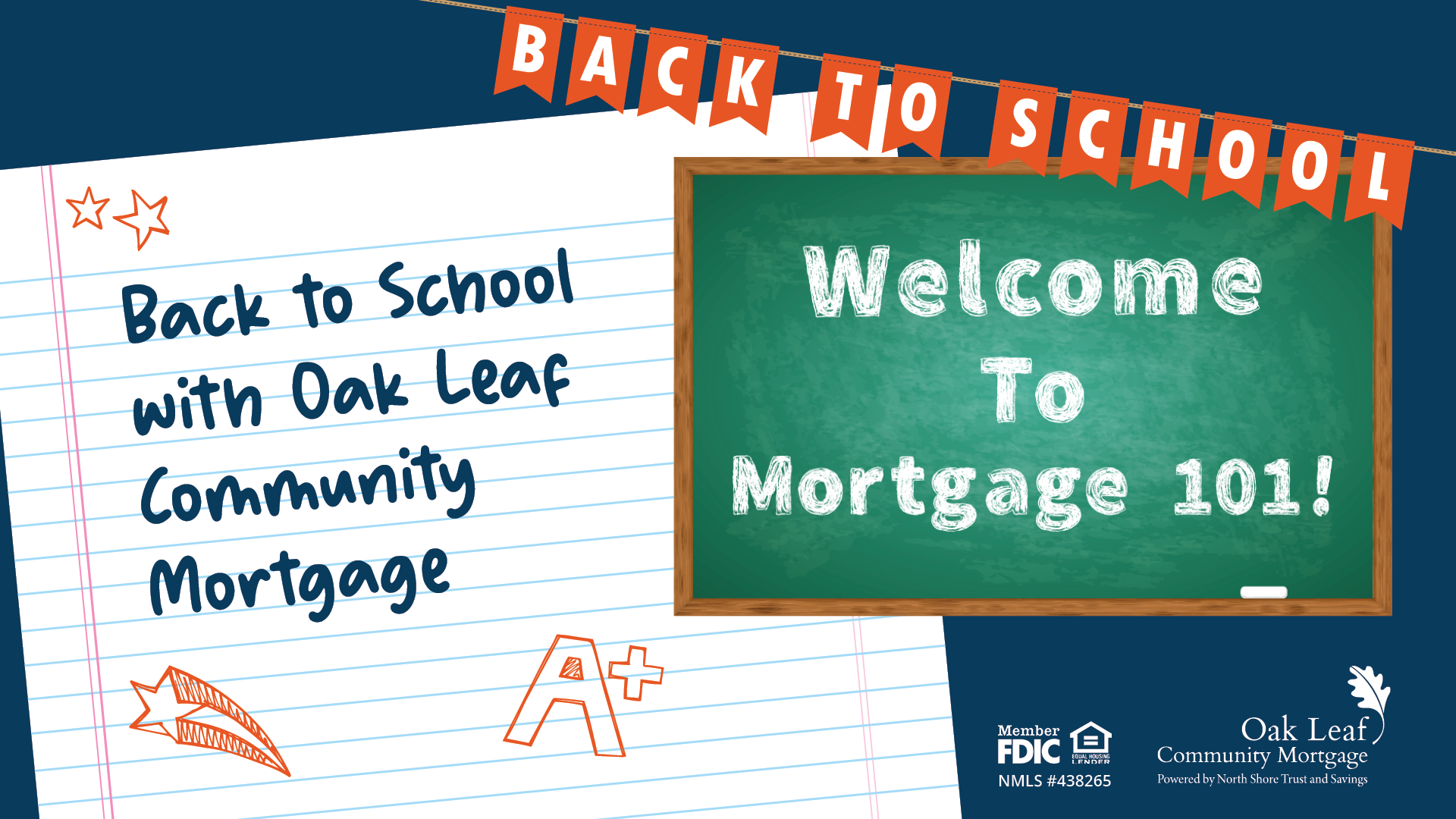 Vuelta al cole con Oak Leaf Community Mortgage: Su guía de la hipoteca 101