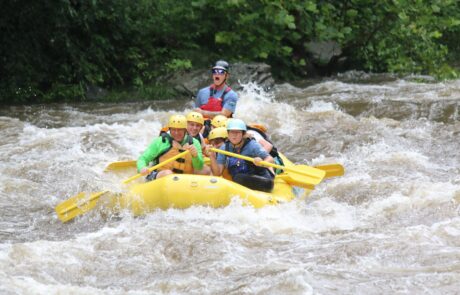 Rafting en aguas bravas Andy